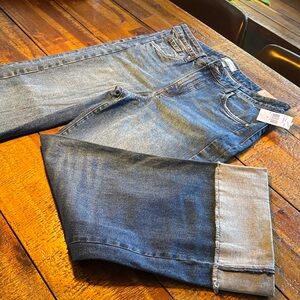 Kut from the Kloth Dark Blue Wide-Leg Flare Jeans